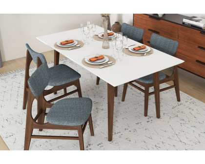 Ashcroft - Alpine Dining Set with 4 Collins Dining Chairs