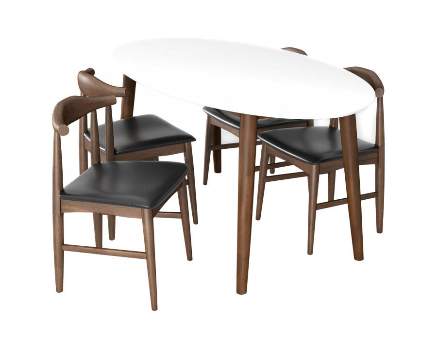 Ashcroft - Rixos Dining Set with 4 Winston Dining Chairs