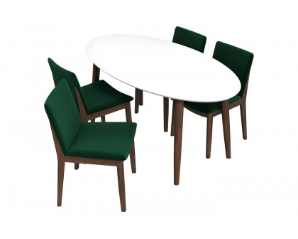 Ashcroft - Rixos Dining Set with 4 Virginia Chairs