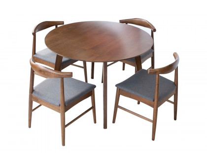 Ashcroft - Aliana Dining Set with 4 Winston Chairs