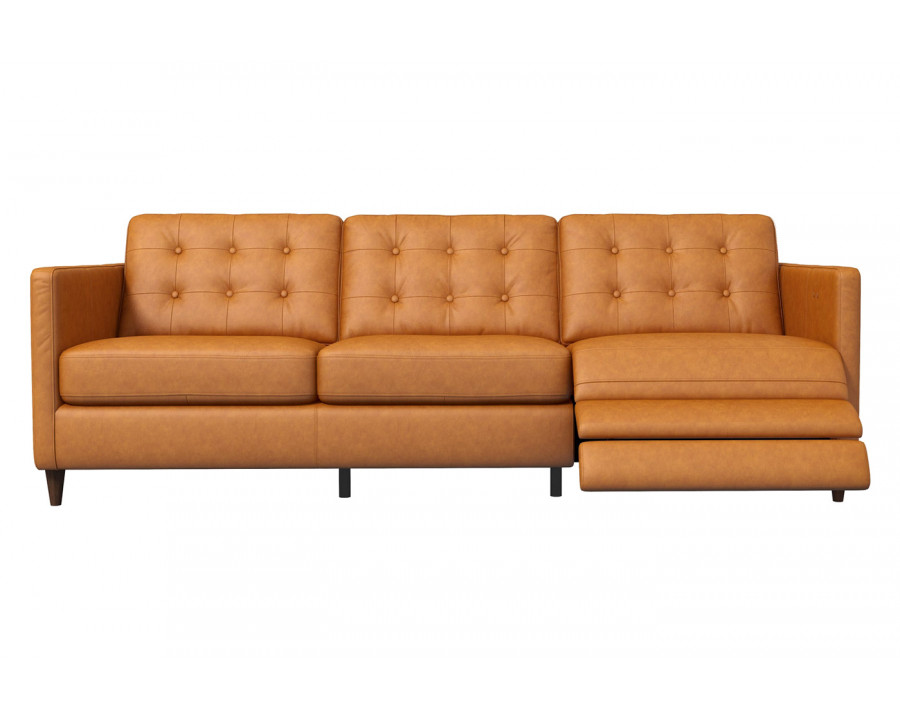 Ashcroft - Louis Leather Electric Reclining Sofa