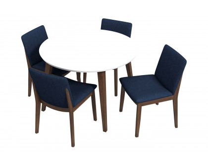 Ashcroft - Palmer Dining Set with 4 Virginia Dining Chairs