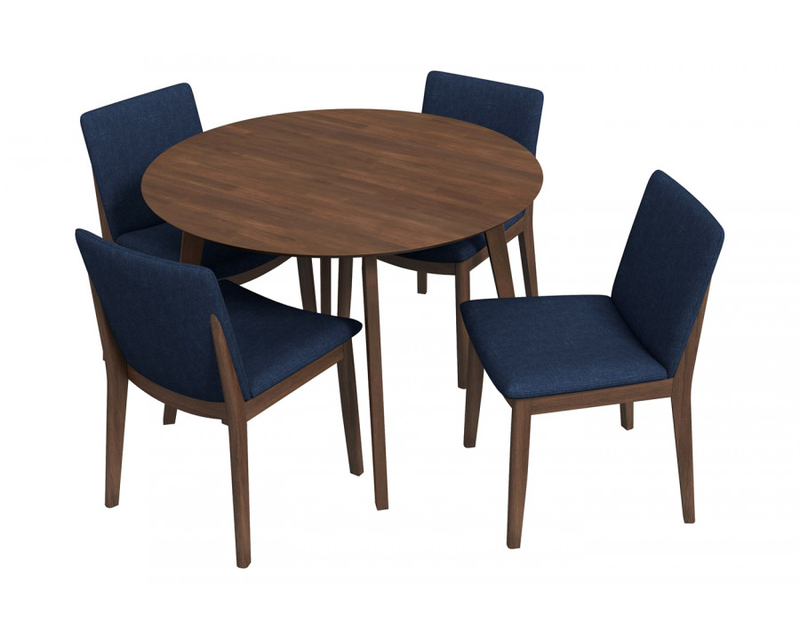 Ashcroft - Aliana Dining Set with 4 Virginia Chairs