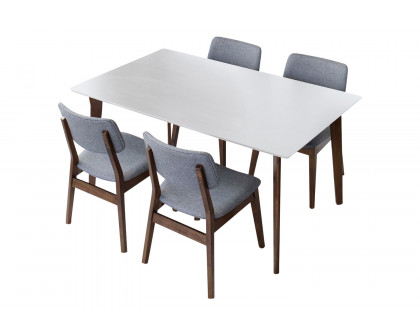 Ashcroft - Abbott Dining Set with 4 Abbott Chairs