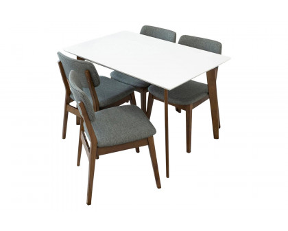 Ashcroft - Abbott Dining Set with 4 Abbott Chairs