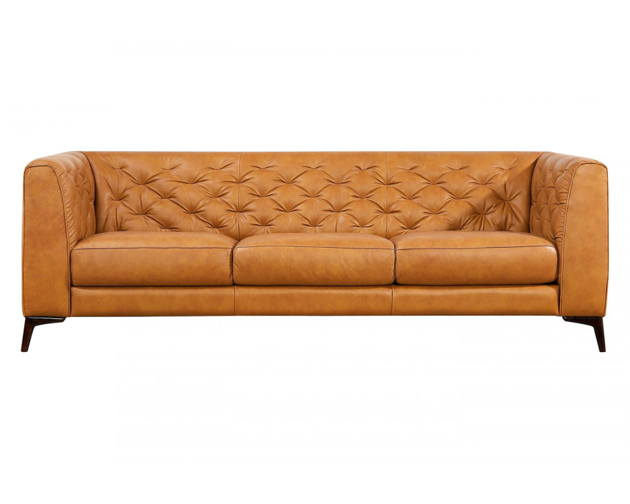 Ashcroft - Fargo Genuine Leather Sofa