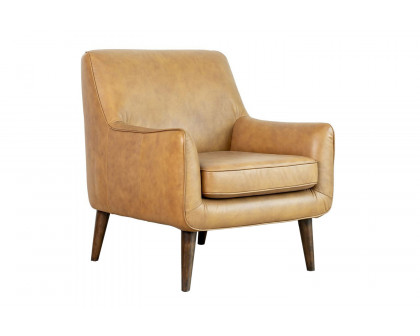 Ashcroft - Lexi Leather Lounge Chair