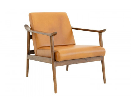 Ashcroft - Mameda Leather Lounge Chair