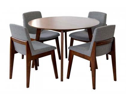 Ashcroft - Aliana Dining Set with 4 Ohio Chairs