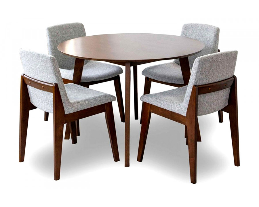 Ashcroft - Aliana Dining Set with 4 Ohio Chairs