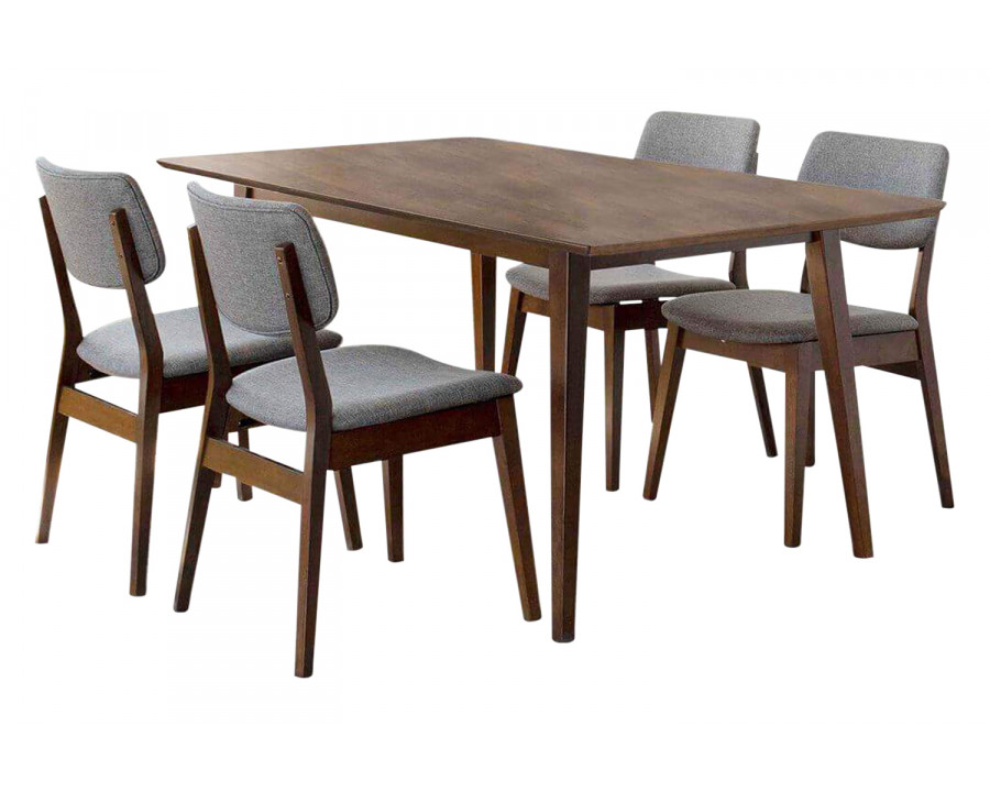 Ashcroft - Alpine Dining Set with 4 Abbott Dining Chairs