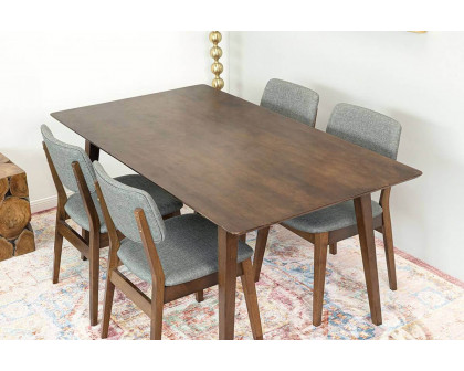 Ashcroft - Alpine Dining Set with 4 Abbott Dining Chairs