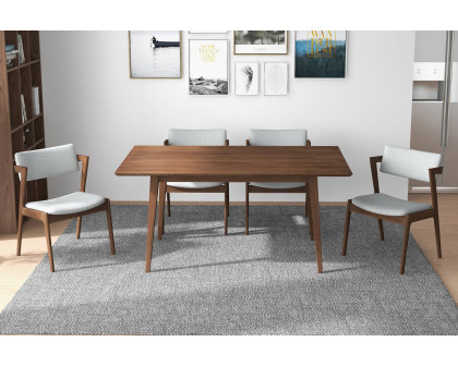 Ashcroft - Alpine Dining Set with 4 Ricco Dining Chairs