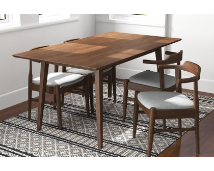 Ashcroft - Alpine Dining Set with 4 Sterling Chairs