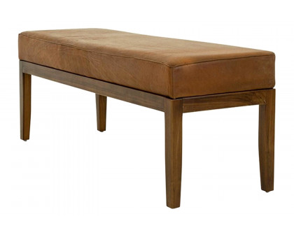 Ashcroft - Kampa Leather Bench with Lines