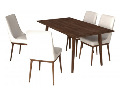 Ashcroft - Adira Dining Set with 4 Brighton Chairs