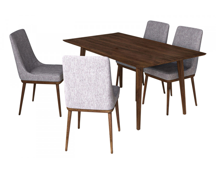 Ashcroft - Adira Dining Set with 4 Brighton Chairs