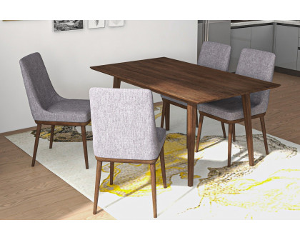 Ashcroft - Adira Dining Set with 4 Brighton Chairs