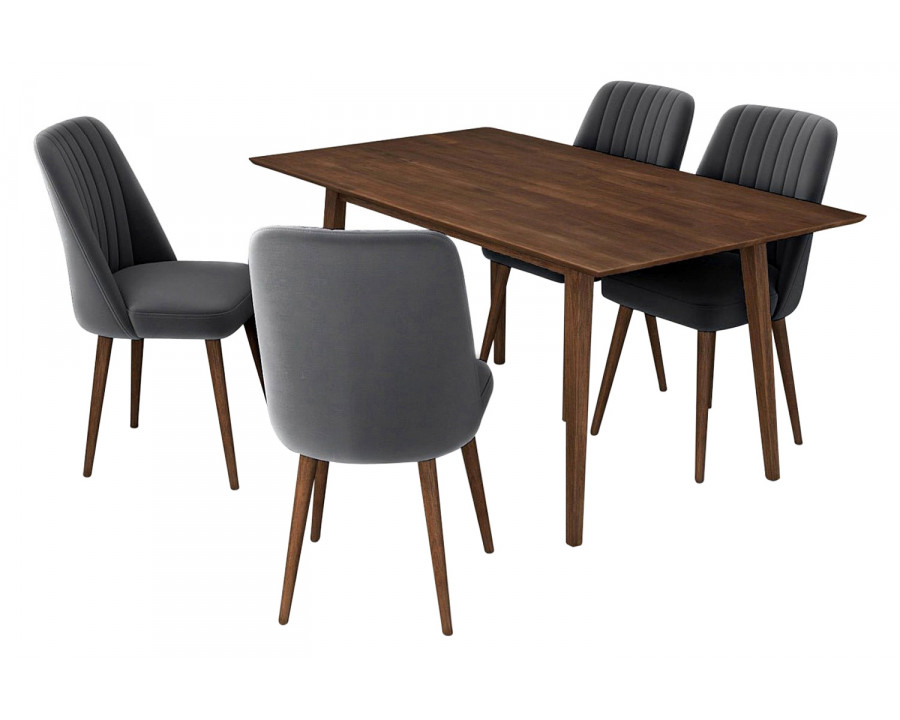 Ashcroft - Adira Dining Set with 4 Joyce Chairs