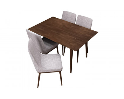 Ashcroft - Adira Dining Set with 4 Brighton Chairs