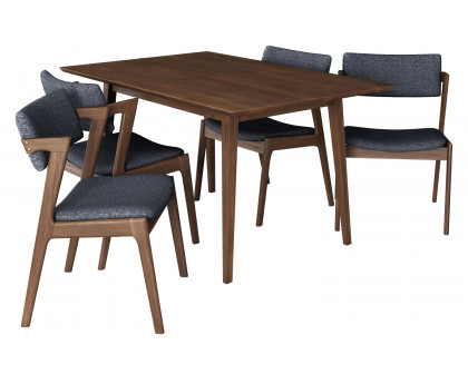 Ashcroft - Adira Dining Set with 4 Ricco Chairs