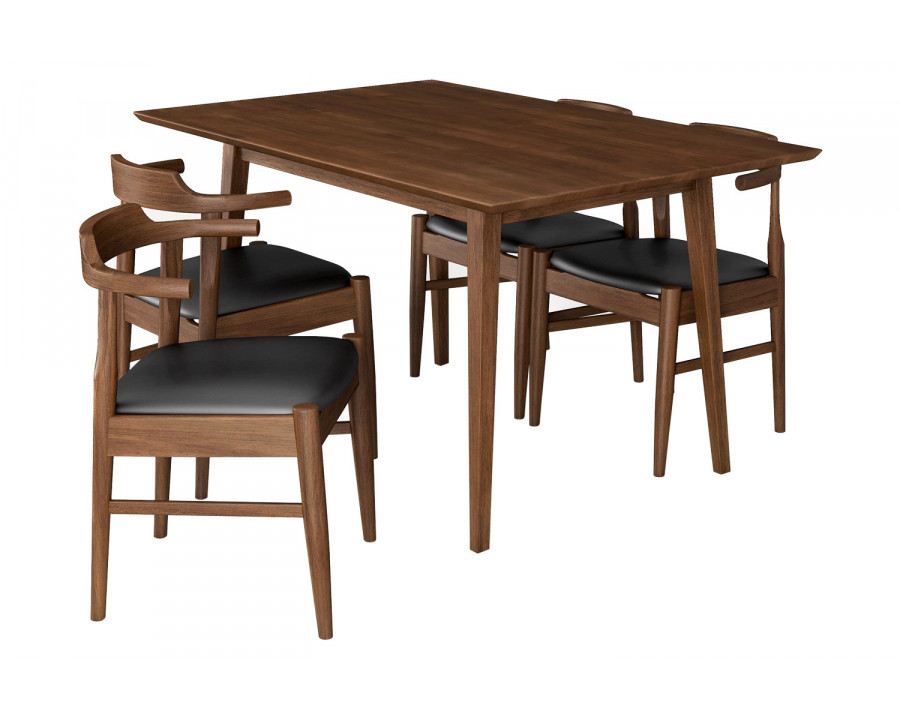 Ashcroft - Adira Dining Set with 4 Zola Chairs