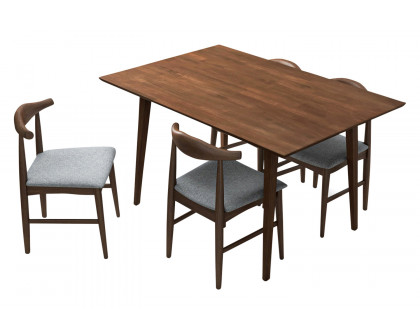 Ashcroft - Adira Dining Set with 4 Winston Chairs