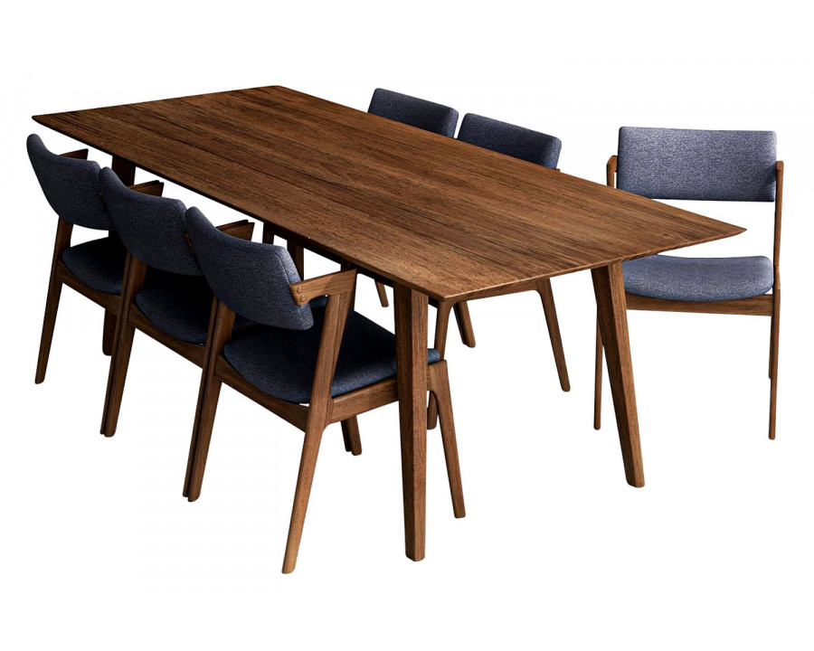 Ashcroft - Adira Dining Set with 6 Ricco Chairs