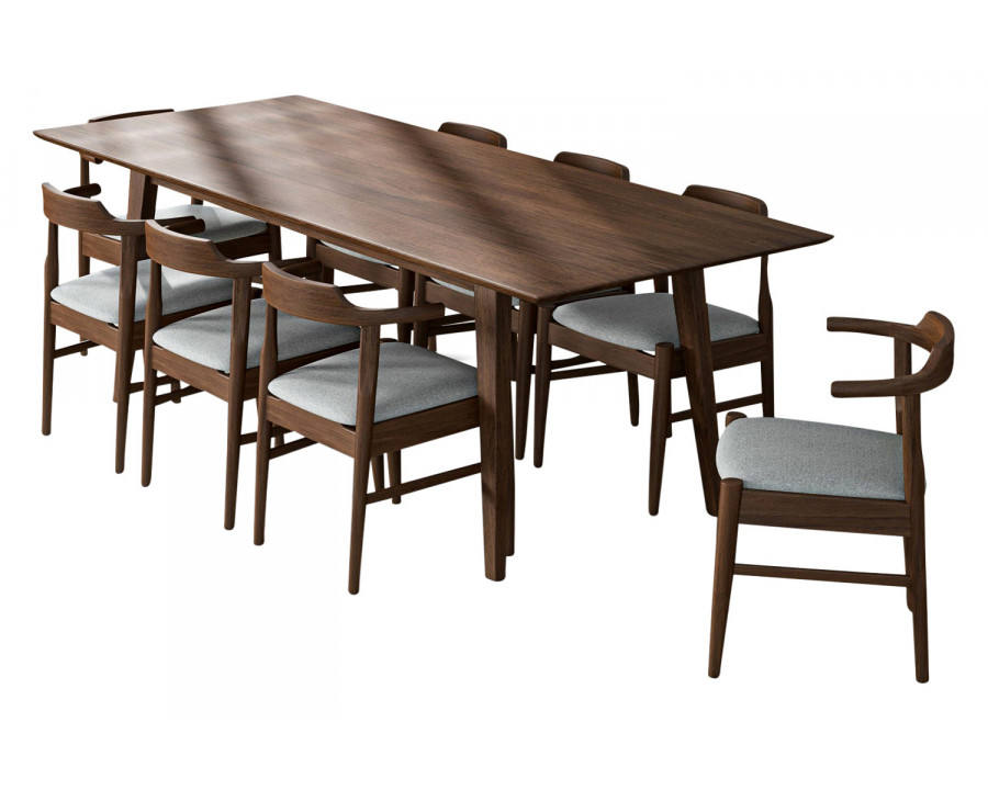 Ashcroft - Adira Dining Set with 6 Zola Chairs