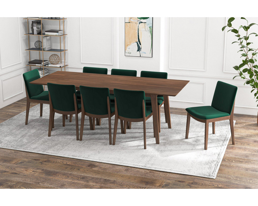 Ashcroft - Adira Dining Set with 8 Virginia Chairs