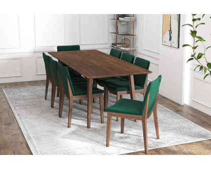 Ashcroft - Adira Dining Set with 8 Virginia Chairs