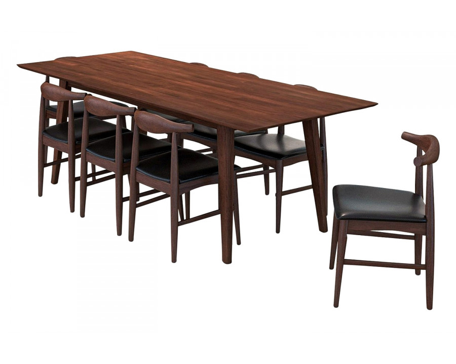 Ashcroft - Adira Dining Set with 8 Winston Chairs