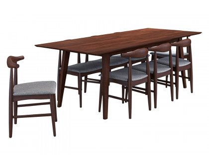 Ashcroft - Adira Dining Set with 8 Winston Chairs