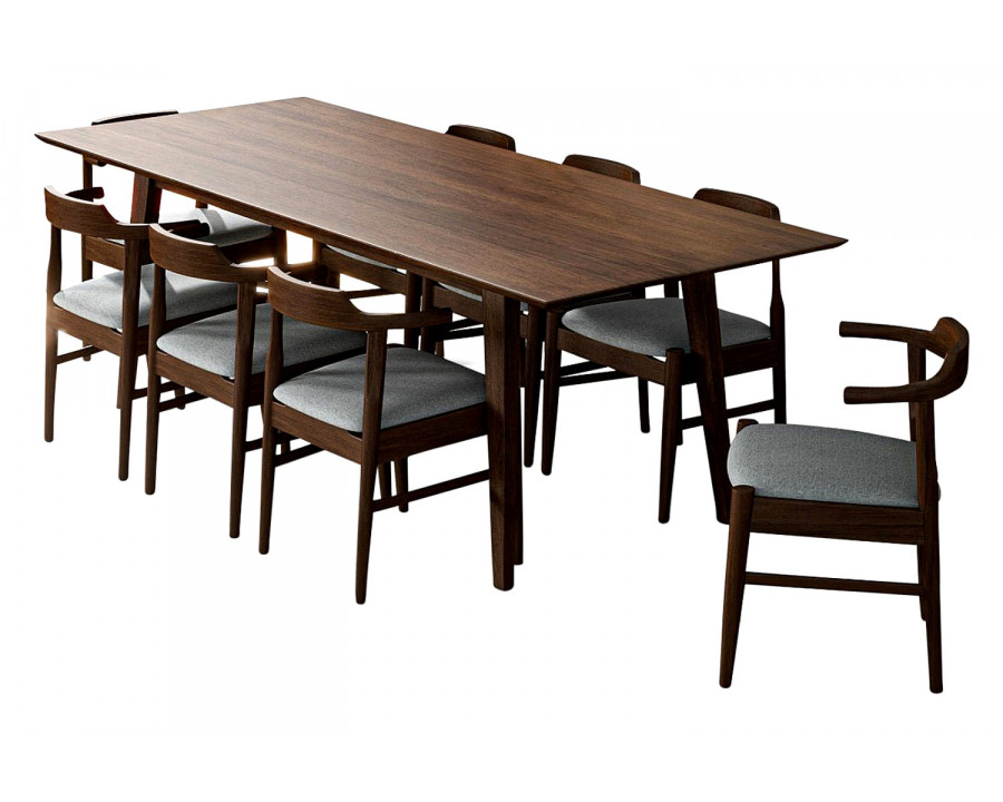 Ashcroft - Adira Dining Set with 8 Zola Chairs