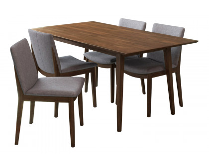 Ashcroft - Adira Dining Set with 4 Virginia Chairs