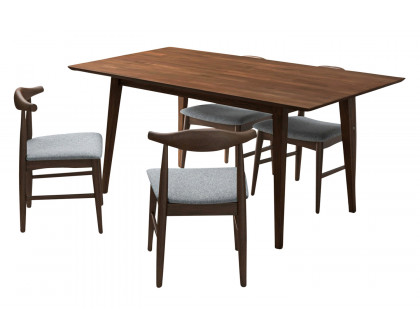 Ashcroft - Adira Dining Set with 4 Winston Chairs