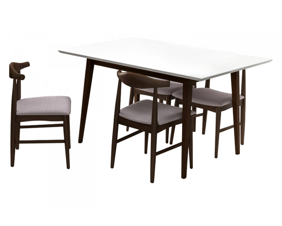 Ashcroft - Adira Dining Set with 4 Winston Chairs