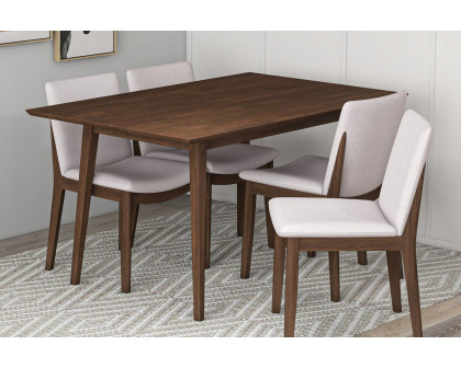 Ashcroft - Adira Dining Set with 4 Virginia Chairs