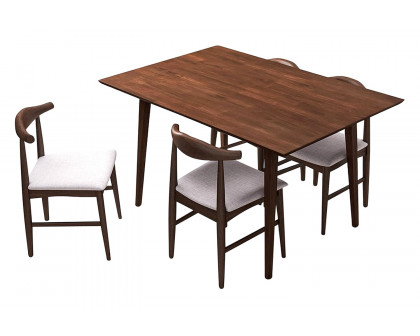 Ashcroft - Adira Dining Set with 4 Winston Chairs