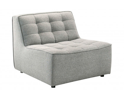 Ashcroft - Selen Linen Corner Sectional Sofa in Light Gray