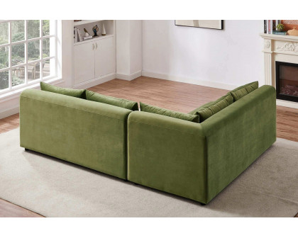 Ashcroft Aleny Modular Corner Sectional Sofa - Green