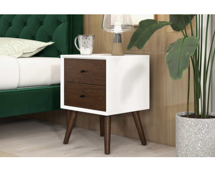 Ashcroft - Caroline Mid-Century Modern Solid Wood Dresser and Style Nightstand