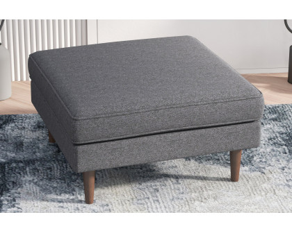 Ashcroft - Amber Square Upholstered Ottoman