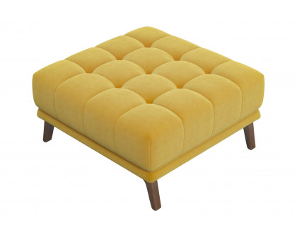 Ashcroft - Addison Square Upholstered Ottoman