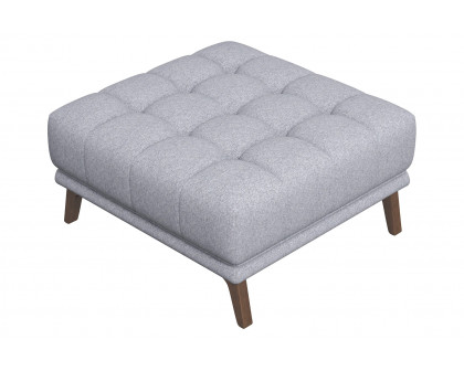 Ashcroft - Addison Square Upholstered Ottoman