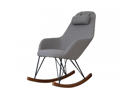 Ashcroft - Chloe Mid-Century Modern Rocker Livingroom And Bedroom Chair