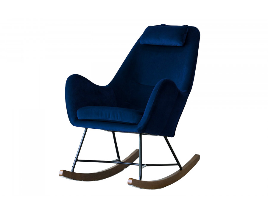 Ashcroft - Chelsea Velvet Rocking Chair