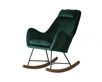 Ashcroft - Chelsea Velvet Rocking Chair