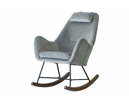 Ashcroft - Chelsea Velvet Rocking Chair