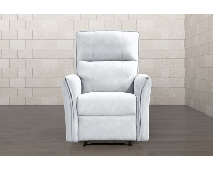 Ashcroft™ Asheville Suede Recliner Chair - Gray